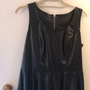 Ladies. Leather like  top